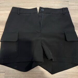 Black Women's Cargo Shorts